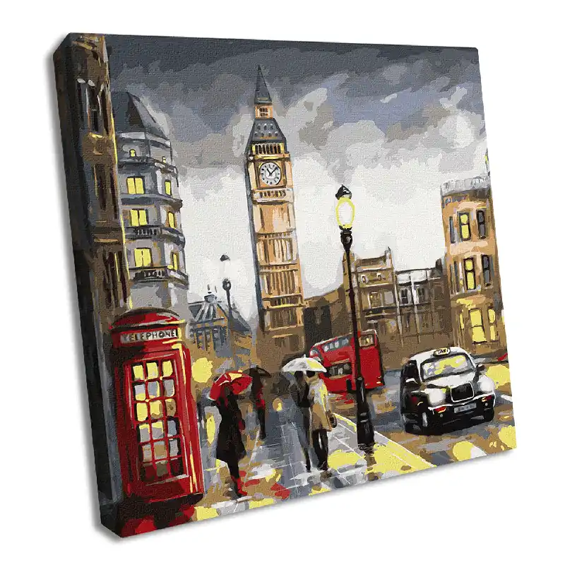 Painting by Numbers kit Rainy London KHO3599 Markdown
