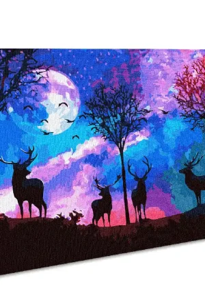 Secure Checkout Painting by Numbers kit Fabulous forest KHO5027