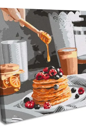 Painting by Numbers kit Sweet pancakes KHO5618 Fan Favorite