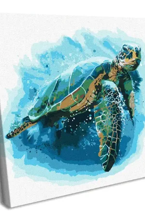 Painting by Numbers kit Blue turtle KHO4271 New Release