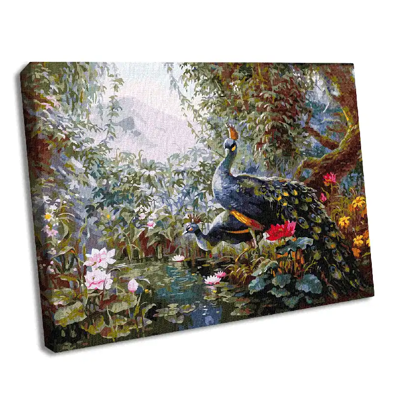 Painting by Numbers kit Fairytale peacocks KHO4375 Price Drop