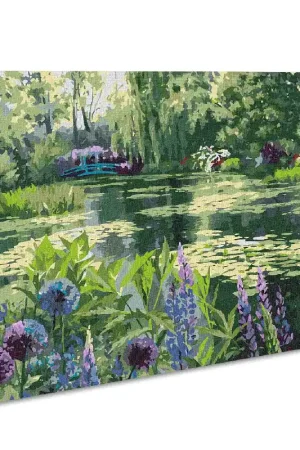 Grab Now Painting by Numbers kit Monet's garden in Giverny KHO2838