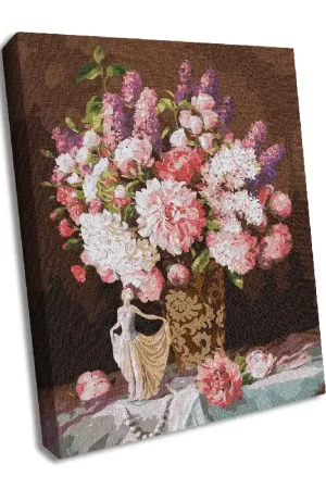 Buy Direct Painting by Numbers kit Still life with a statuette of a ballerina KHO3203