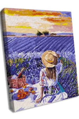 Buy Direct Painting by Numbers kit Lavender picnic KHO4966