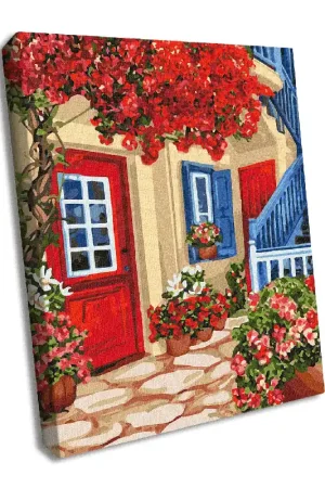 Shop Now Painting by Numbers kit Walking the streets KHO3581