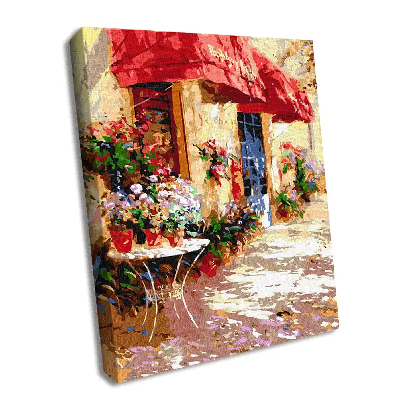 Price Drop Painting by Numbers kit Flower shop KHO3590