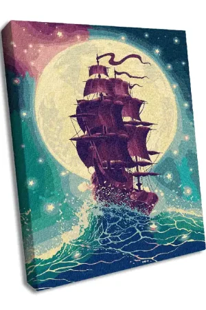Painting by Numbers kit Through the waves KHO2753 Buy Online
