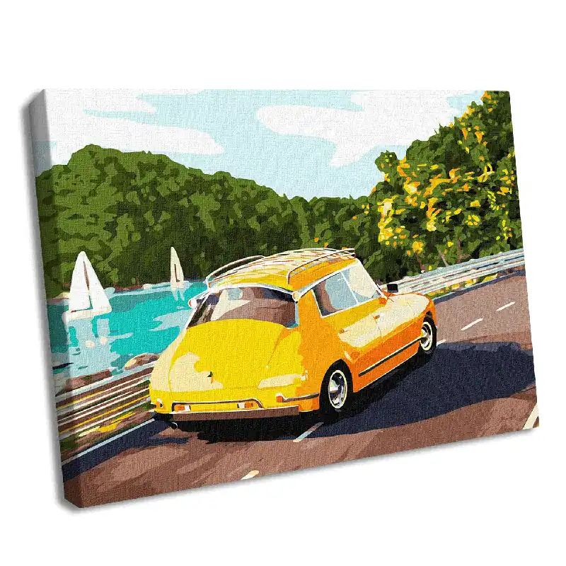 Painting by Numbers kit Bright journey KHO2523 Fan Favorite