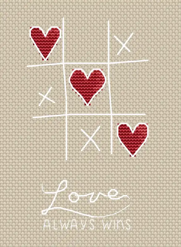 Trending Love Always Wins - PDF Cross Stitch Pattern