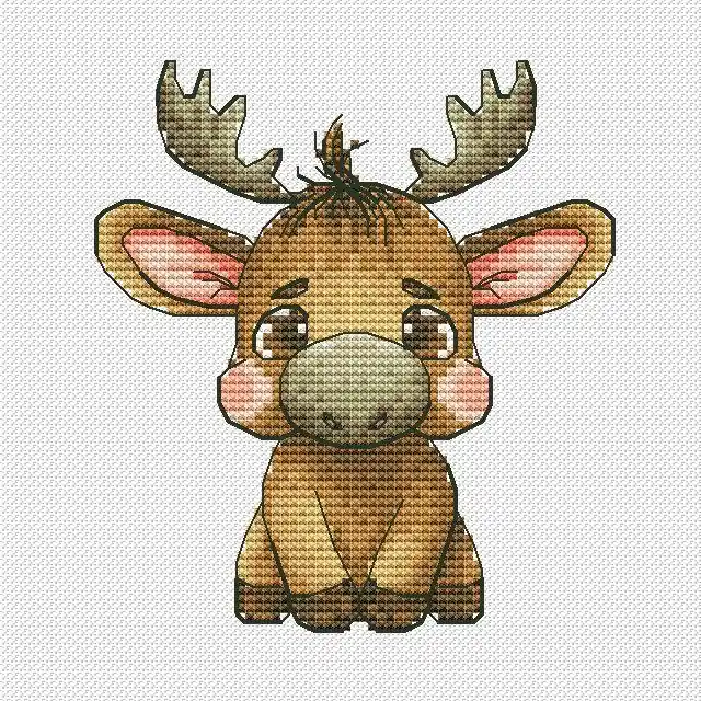 Wholesale Little Elk - PDF Cross Stitch Pattern
