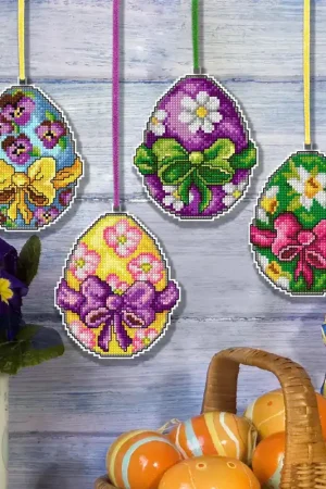 Discount Easter Eggs 7692 Counted Cross-Stitch Kit