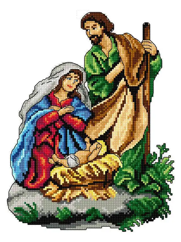 Birth of Christ 155CS Counted Cross-Stitch Kit Place Order