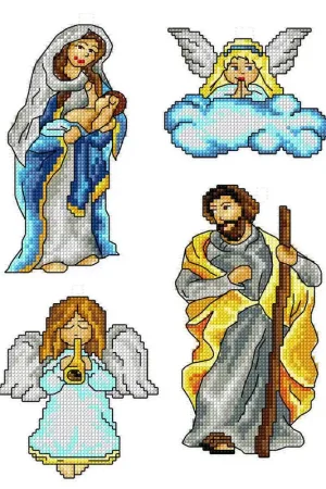 Weekend Sale Nativity 153CS Counted Cross-Stitch Kit