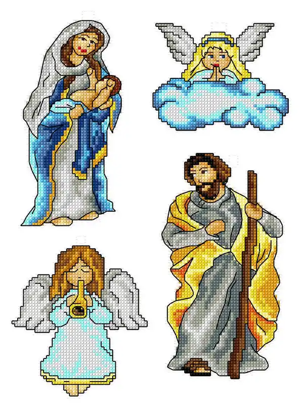 Weekend Sale Nativity 153CS Counted Cross-Stitch Kit