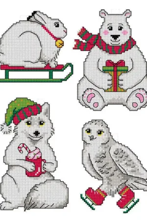 Editor’s Pick White Christmas 151CS Counted Cross-Stitch Kit