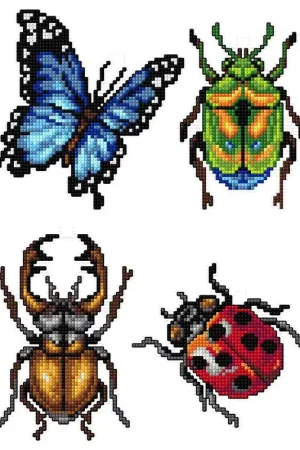 Super Sale Bugs 145CS Counted Cross-Stitch Kit