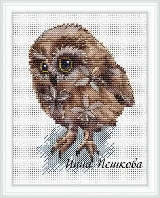 Owlet - PDF Cross Stitch Pattern Cheap