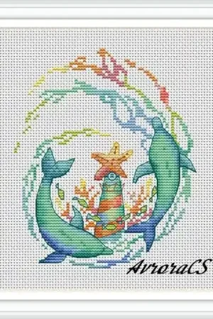 Best Price Rainbow Sea - PDF Cross Stitch Pattern