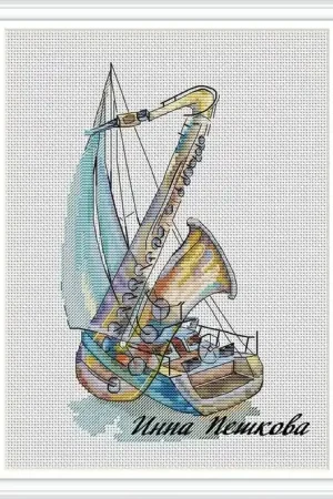 Music Of The Wind - PDF Cross Stitch Pattern Seasonal Sale