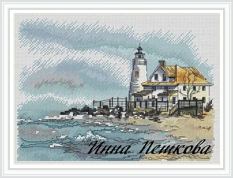 Don’t Miss Out Lighthouse - PDF Cross Stitch Pattern