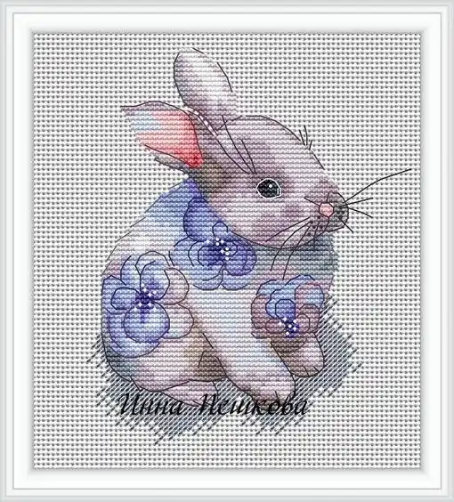 Hassle-Free Returns Hare - PDF Cross Stitch Pattern