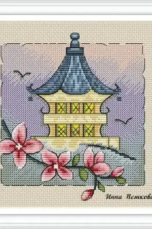 Breath Of The East - PDF Cross Stitch Pattern Next Day Delivery