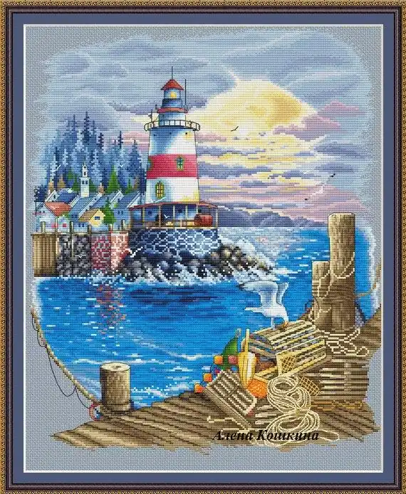 Low Price Lighthouse - PDF Cross Stitch Pattern
