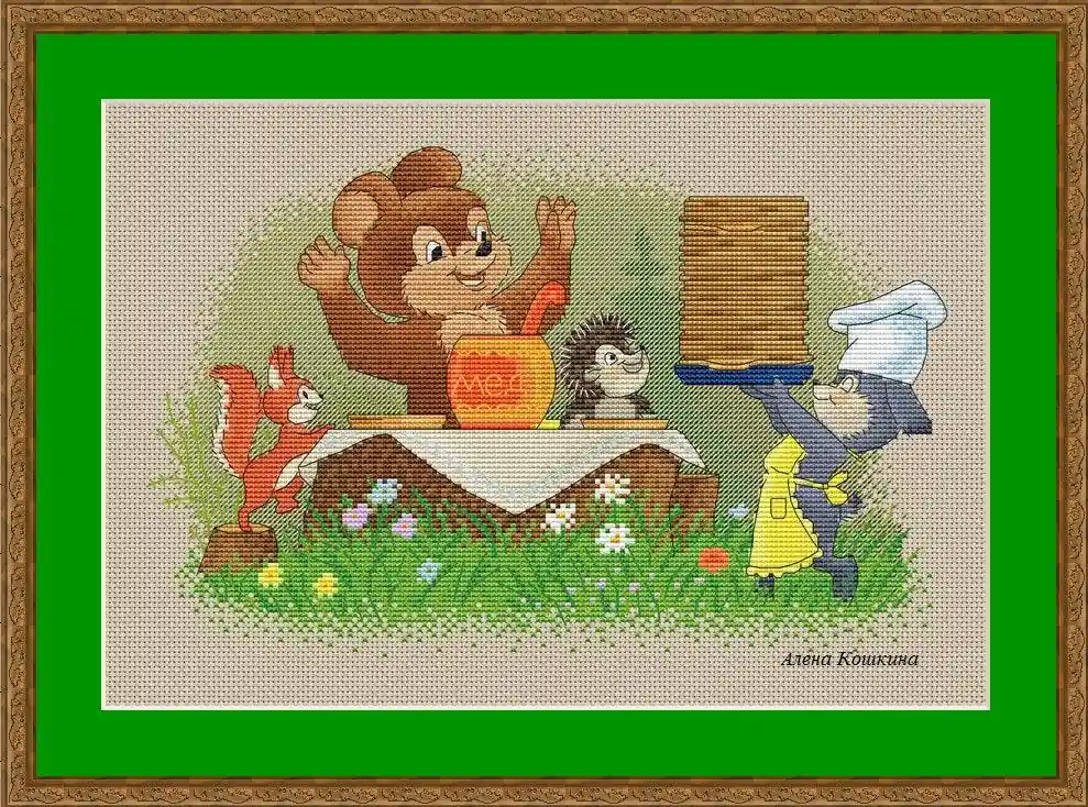 Authentic Maslenitsa - PDF Cross Stitch Pattern
