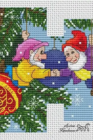 Zarubin Gnomes - PDF Cross Stitch Pattern Trending