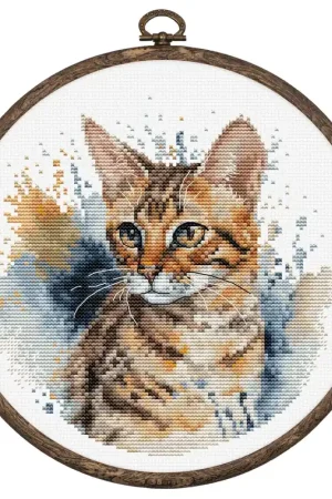 The Bengal Cat BC210l Counted Cross-Stitch Kit While Supplies Last
