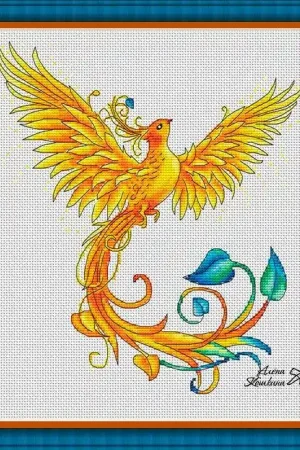 Affordable Firebird - PDF Cross Stitch Pattern