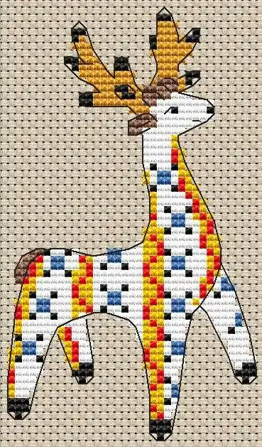 Deer - PDF Cross Stitch Pattern Top Pick