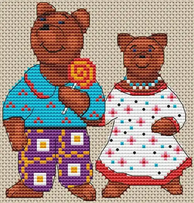Exclusive Offer Bears - PDF Cross Stitch Pattern