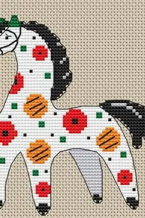A Little Horse With Green Ears - PDF Cross Stitch Pattern Special Offer