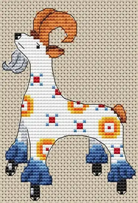 Certified Goat - PDF Cross Stitch Pattern