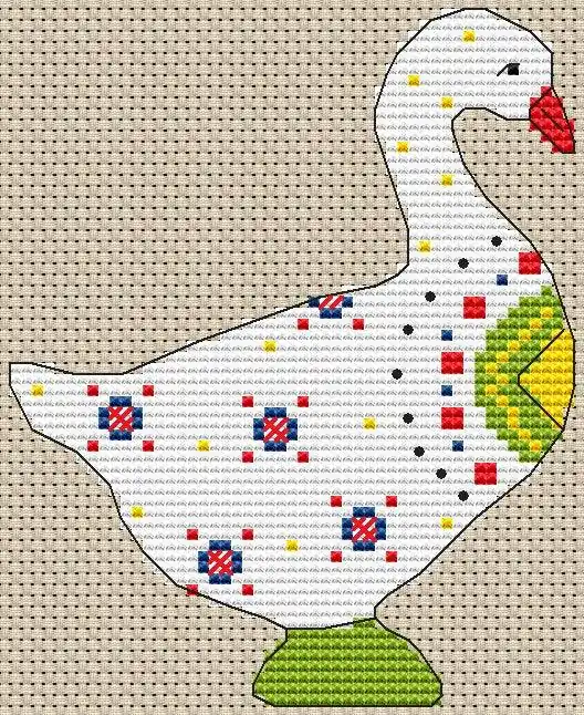 No Minimum Order Goose - PDF Cross Stitch Pattern