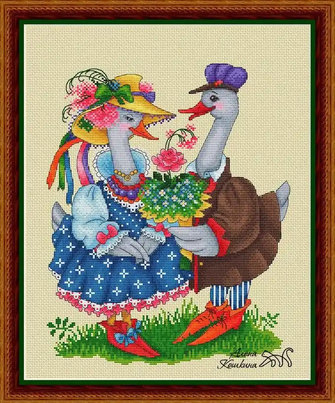 Premium Geese - PDF Cross Stitch Pattern