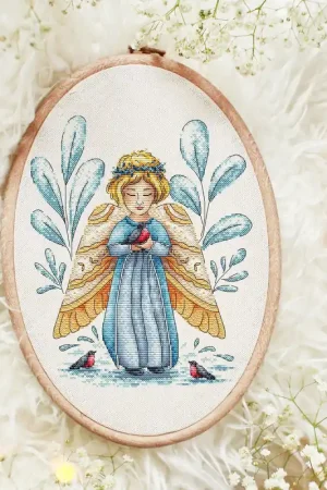 Young Angel - PDF Cross Stitch Pattern Secure Checkout