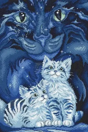 Premium Wish Upon A Star L8064 Counted Cross Stitch Kit