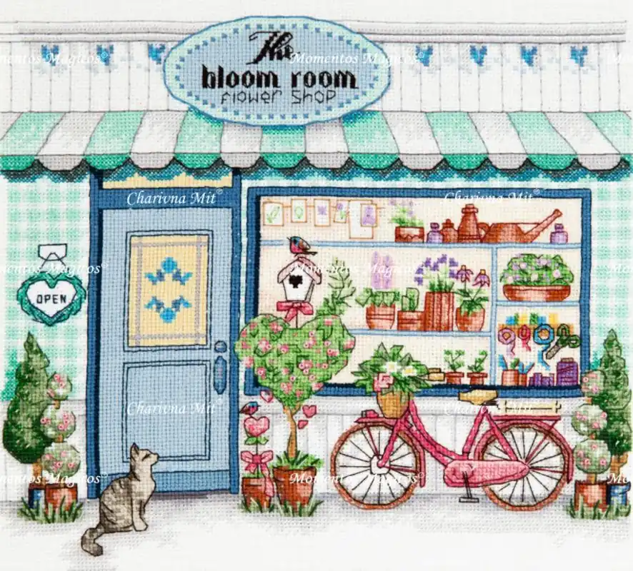 While Supplies Last Flower heaven M-461C Counted Cross Stitch Kit