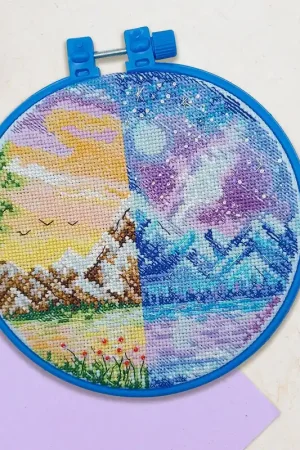 Sale Cross stitch kit Noon and midnight AHM-061