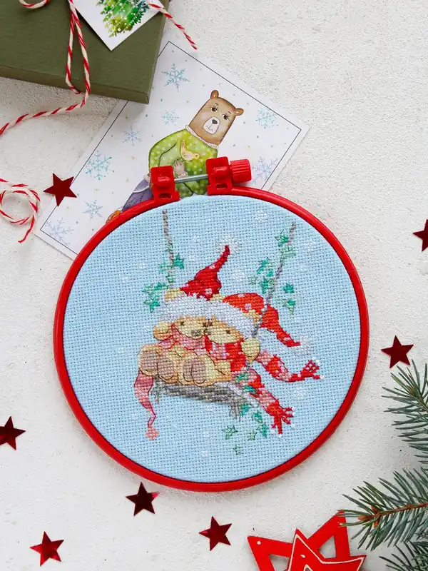 Cross stitch kit On the swing AHM-028 Weekend Sale