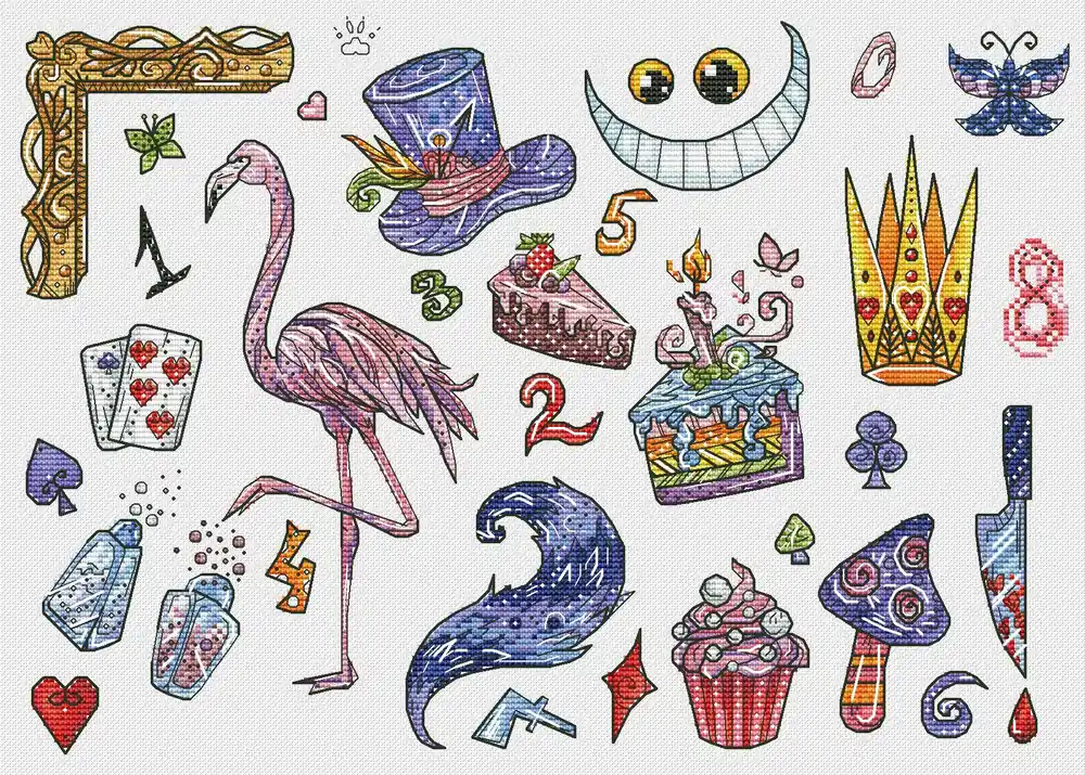Sampler Alice 2 - PDF Cross Stitch Pattern Final Sale