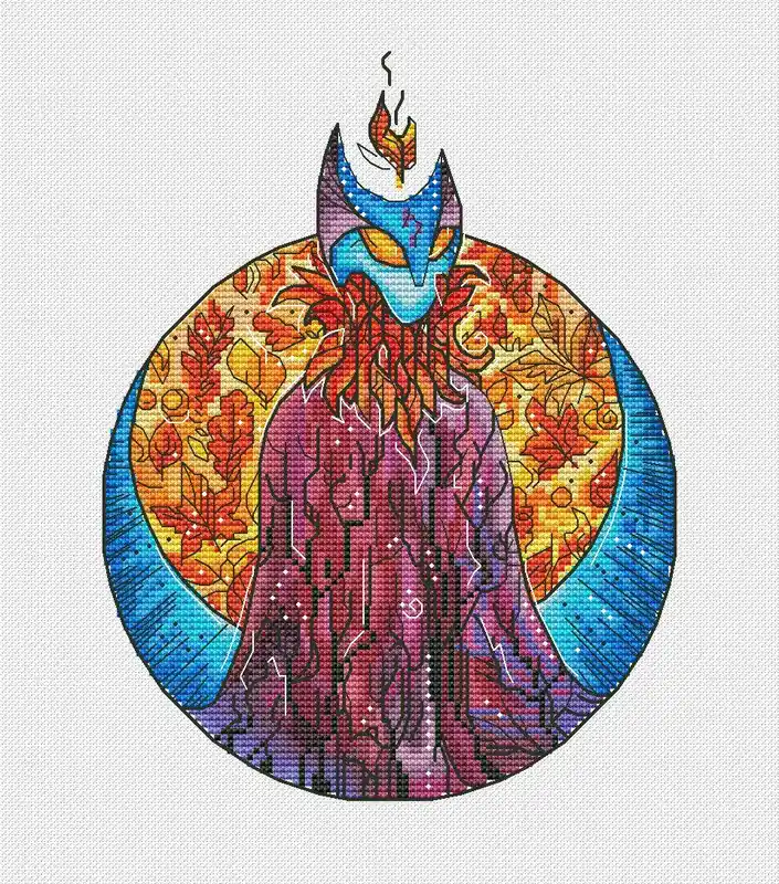 Free Delivery Keeper Of The Autumn Forest - PDF Cross Stitch Pattern