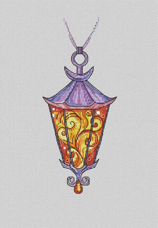 Clearance Lantern 7 - PDF Cross Stitch Pattern