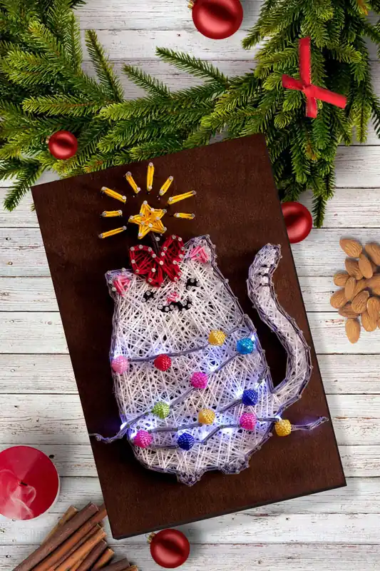 Viral Creative Kit/String Art Nice kitty ABC-022