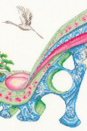 Osaka Spring XSK10 Counted Cross Stitch Kit Free Delivery