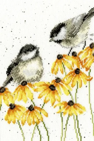 Chitter Chatter XHD77 Counted Cross Stitch Kit Money Back Guarantee
