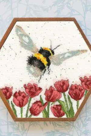 Order Now Flight Of The Bumble Bee XHD41 Counted Cross Stitch Kit