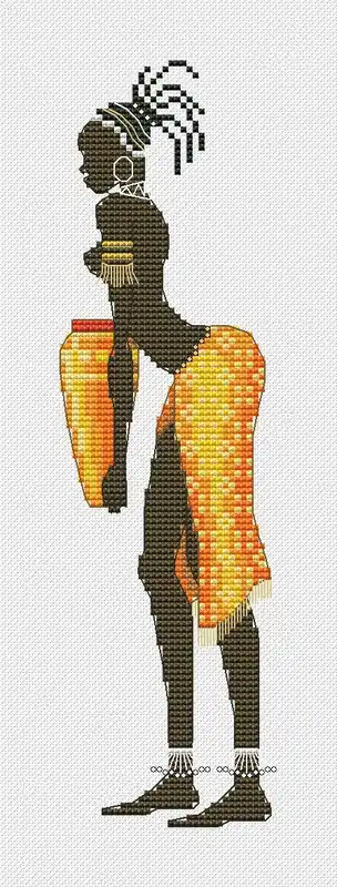 Buy Today African Girl 5 - PDF Cross Stitch Pattern